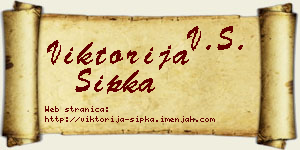 Viktorija Šipka vizit kartica